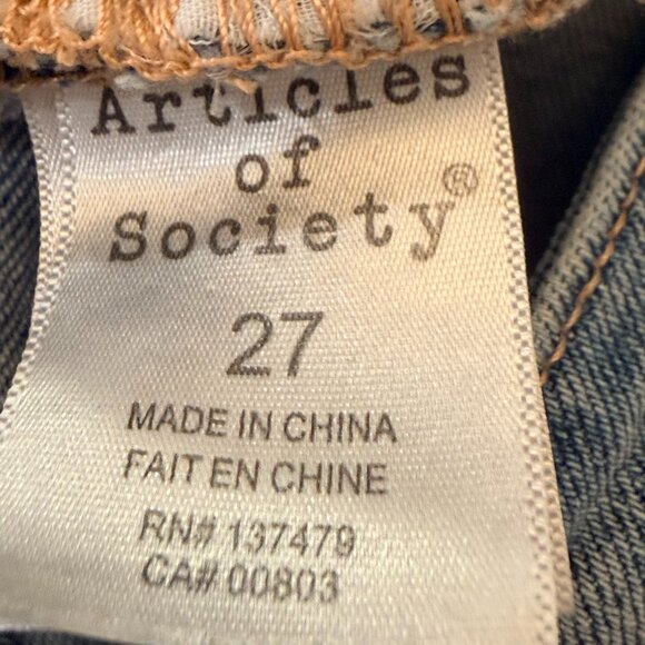 Articles of Society Distressed Light Wash Jeans - Picture 8 of 10